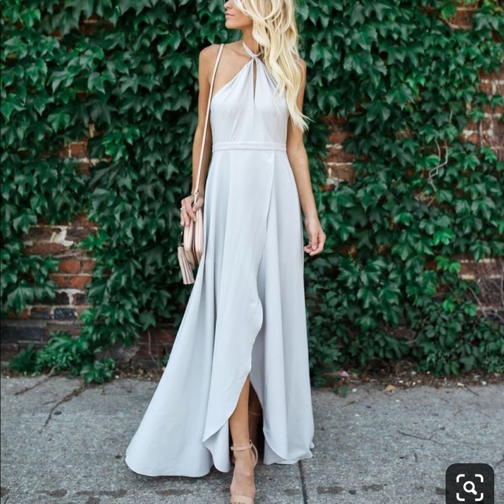 Vici-Bonjour Halter Maxi Dress-Small-